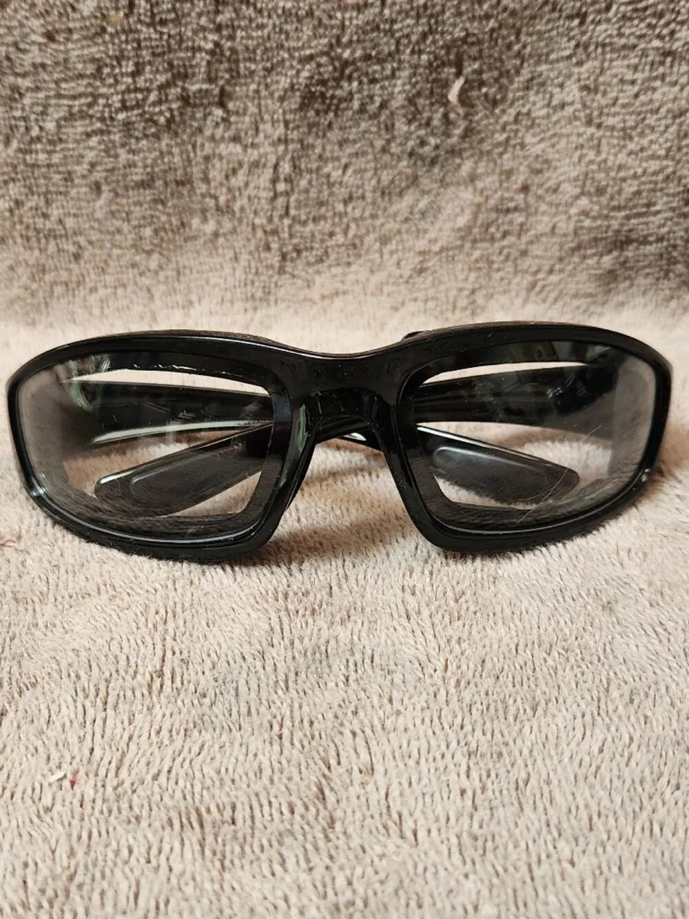 4 Pack Motorcycle Glasses Multi-Colored Padded Wrap-Around